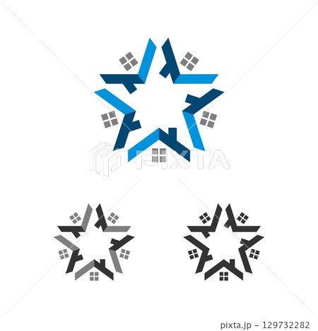 Home Star vector Logo Template Illustration Design EPS 10 Home Star vector Logo Template Illustration Design EPS 10 129732282