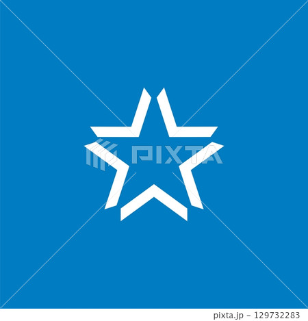 Monochrome Star vector Logo Template Illustration Design EPS 10 Monochrome Star vector Logo Template Illustration Design EPS 10 129732283