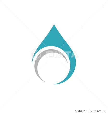 Clean Drop Water Vector Illustration Logo Template Illustration Design. Vector EPS 10. Clean Drop Water Vector Illustration Logo Template Illustration Design. Vector EPS 10. 129732402