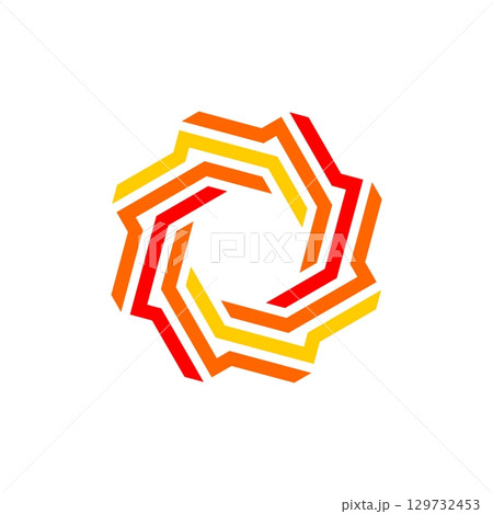 Star Ornamental vector Logo Template Illustration Design. Vector EPS 10. Star Ornamental vector Logo Template Illustration Design. Vector EPS 10. 129732453