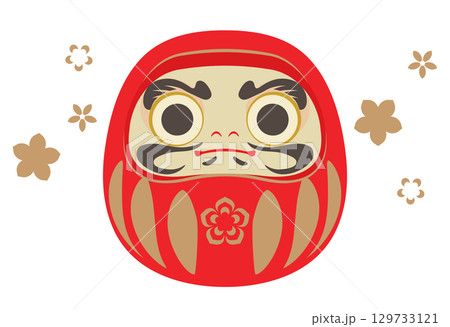 だるまのイラスト 129733121
