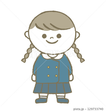 制服を着た子供 129733740