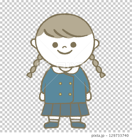 制服を着た子供 129733740