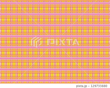 格子模様　幾何学模様　カラフル 129733880