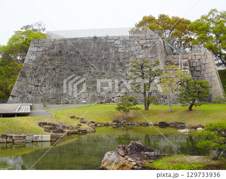 赤穂城跡の本丸天守台(兵庫県赤穂市) 赤穂城跡の本丸天守台(兵庫県赤穂市) 129733936