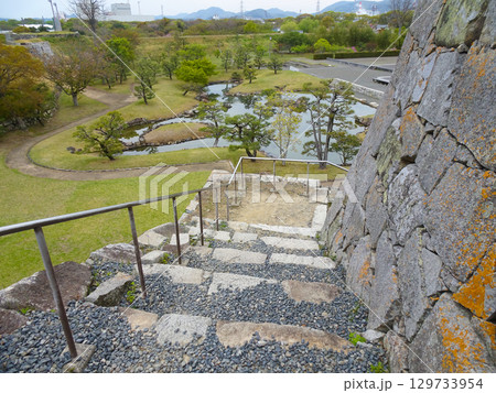 赤穂城跡の本丸(兵庫県赤穂市) 赤穂城跡の本丸(兵庫県赤穂市) 129733954