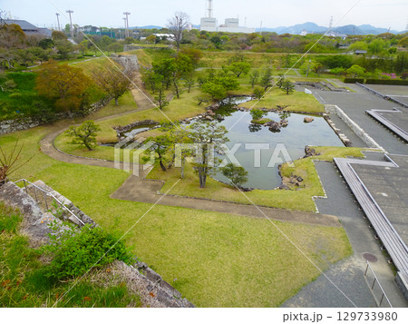 赤穂城跡の本丸(兵庫県赤穂市) 赤穂城跡の本丸(兵庫県赤穂市) 129733980