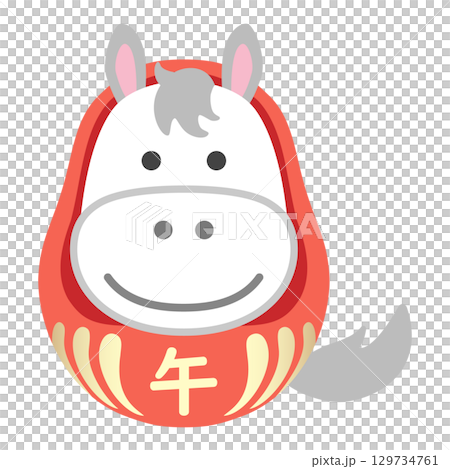 Horse Daruma Horse Daruma 129734761