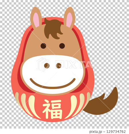 Horse Daruma 129734762