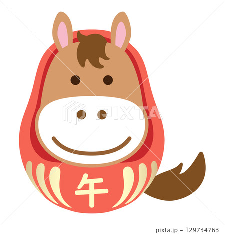 馬ダルマ 馬ダルマ 129734763