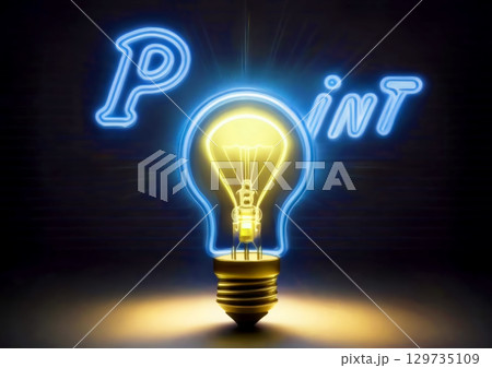 アイデアの概念で点灯した電球 129735109