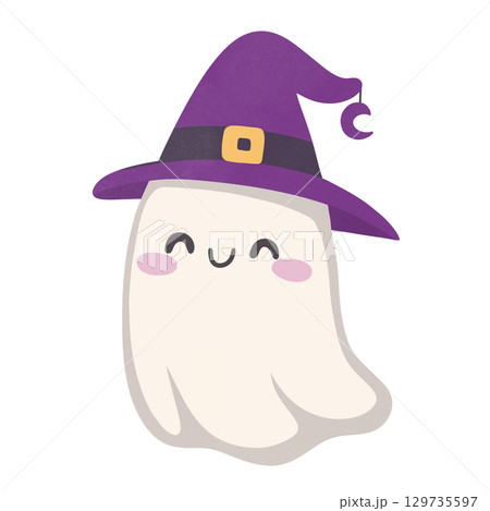 Halloween Cute ghost 129735597