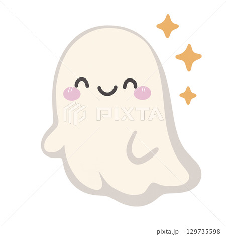 Halloween Cute ghost 129735598
