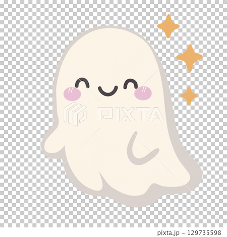 Halloween Cute ghost 129735598