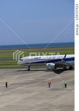 山口宇部空港2025ANA旅客機⑧ 山口宇部空港2025ANA旅客機⑧ 129737424