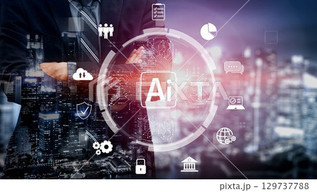 AI Brain Processing Data with Generative Artificial Intelligence Concept Muxer AI Brain Processing Data with Generative Artificial Intelligence Concept Muxer 129737788