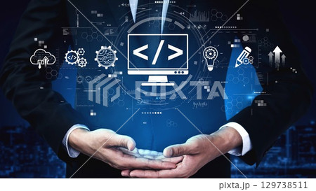 Web Development Digital Coding Interface Muxer 129738511