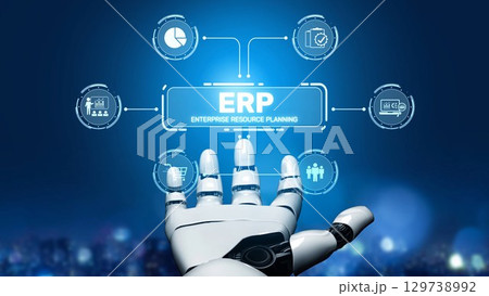 ERP System Dashboard for Enterprise Resource Planning and Business Muxer ERP System Dashboard for Enterprise Resource Planning and Business Muxer 129738992