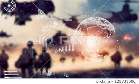 世界の戦場と統計データ 129739606