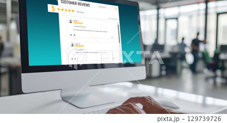 Customer experience and review analysis by brisk computer software 129739726