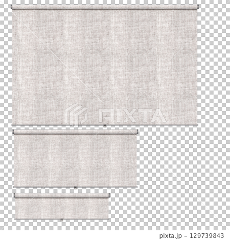 curtain isolated on a transparent background, interior decorations, 3D illustration, cg render curtain isolated on a transparent background, interior decorations, 3D illustration, cg render 129739843