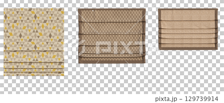 curtain isolated on a transparent background, interior decorations, 3D illustration, cg render curtain isolated on a transparent background, interior decorations, 3D illustration, cg render 129739914