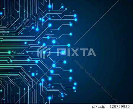 背景素材壁紙,サイバーデジタルイメージ 129739929