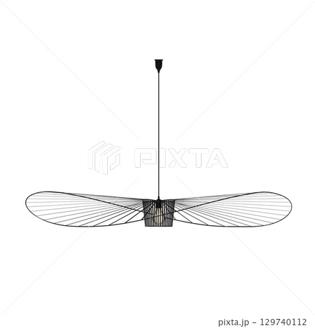 chandelier on the ceiling isolated on transparent background, hanging lamp, pendant light, 3D illustration, cg render chandelier on the ceiling isolated on transparent background, hanging lamp, pendant light, 3D illustration, cg render 129740112