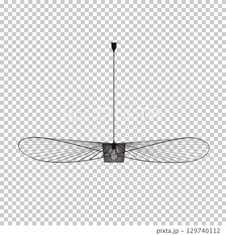 chandelier on the ceiling isolated on transparent background, hanging lamp, pendant light, 3D illustration, cg render chandelier on the ceiling isolated on transparent background, hanging lamp, pendant light, 3D illustration, cg render 129740112