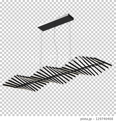 chandelier on the ceiling isolated on transparent background, hanging lamp, pendant light, 3D illustration, cg render chandelier on the ceiling isolated on transparent background, hanging lamp, pendant light, 3D illustration, cg render 129740408