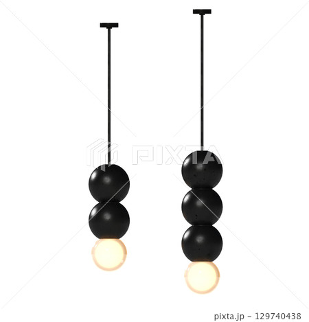 chandelier on the ceiling isolated on transparent background, hanging lamp, pendant light, 3D illustration, cg render chandelier on the ceiling isolated on transparent background, hanging lamp, pendant light, 3D illustration, cg render 129740438