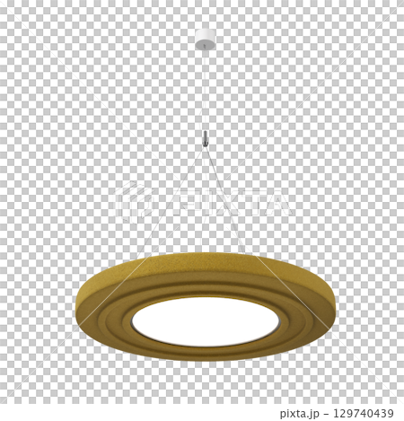 chandelier on the ceiling isolated on transparent background, hanging lamp, pendant light, 3D illustration, cg render chandelier on the ceiling isolated on transparent background, hanging lamp, pendant light, 3D illustration, cg render 129740439