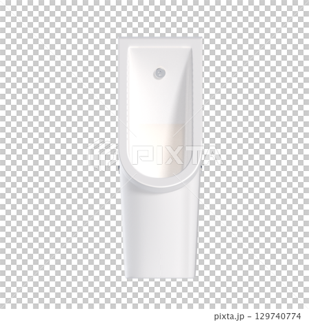 Lavatory pan isolated on a transparent background, bidet, 3D illustration, and CG render 129740774