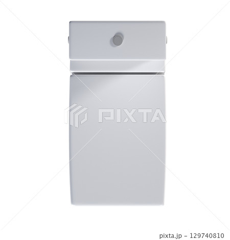 Lavatory pan isolated on a transparent background, bidet, 3D illustration, and CG render 129740810