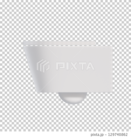 Lavatory pan isolated on a transparent background, bidet, 3D illustration, and CG render Lavatory pan isolated on a transparent background, bidet, 3D illustration, and CG render 129740862