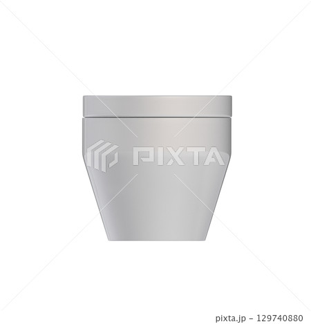 Lavatory pan isolated on a transparent background, bidet, 3D illustration, and CG render Lavatory pan isolated on a transparent background, bidet, 3D illustration, and CG render 129740880