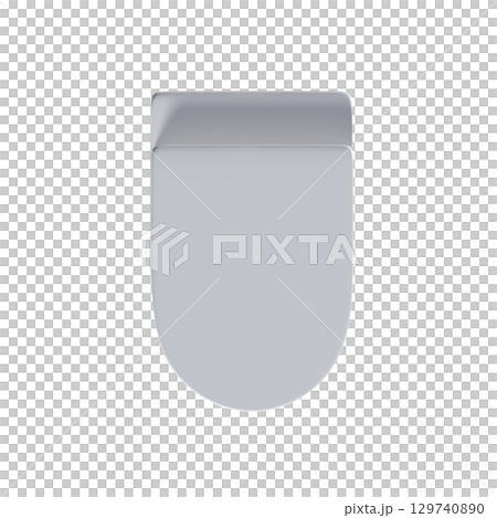 Lavatory pan isolated on a transparent background, bidet, 3D illustration, and CG render Lavatory pan isolated on a transparent background, bidet, 3D illustration, and CG render 129740890
