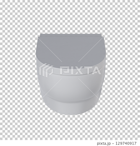 Lavatory pan isolated on a transparent background, bidet, 3D illustration, and CG render Lavatory pan isolated on a transparent background, bidet, 3D illustration, and CG render 129740917