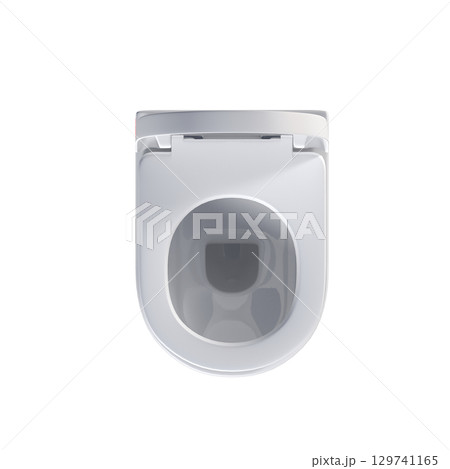 Lavatory pan isolated on a transparent background, bidet, 3D illustration, and CG render Lavatory pan isolated on a transparent background, bidet, 3D illustration, and CG render 129741165