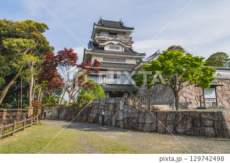 吉田町の小山城跡の風景(静岡県) 吉田町の小山城跡の風景(静岡県) 129742498