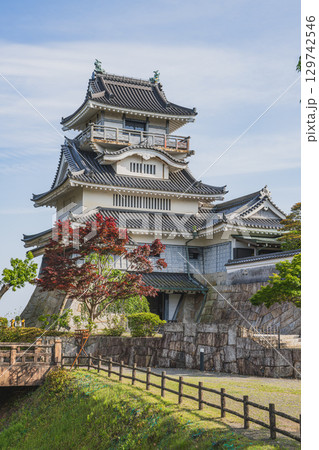 吉田町の小山城跡の風景(静岡県) 129742546