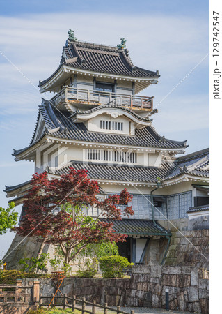吉田町の小山城跡の風景(静岡県) 129742547