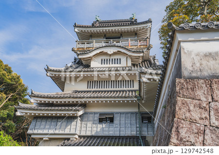 吉田町の小山城跡の風景(静岡県) 129742548