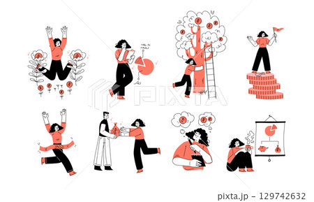 Dynamic Illustrations Representing Empowerment, Creativity, and Imagination in Art Dynamic Illustrations Representing Empowerment, Creativity, and Imagination in Art 129742632