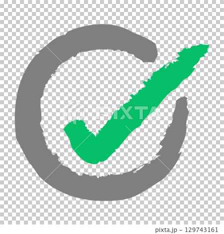 複選框的插圖 129743161