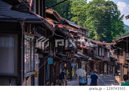中山道の宿場町 奈良井宿 中山道の宿場町 奈良井宿 129743501