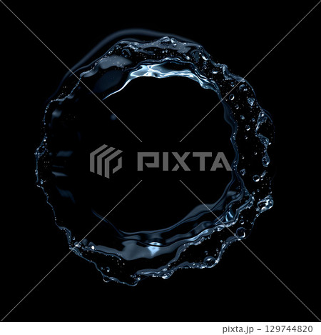 リング形状の水 129744820
