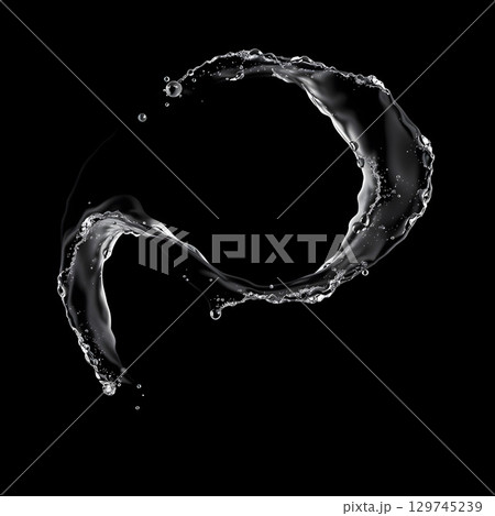 リング形状の水 リング形状の水 129745239