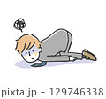 落ち込むビジネスマンのイラスト 129746338