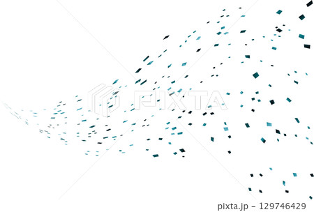 紙吹雪、16青緑、9波50 129746429